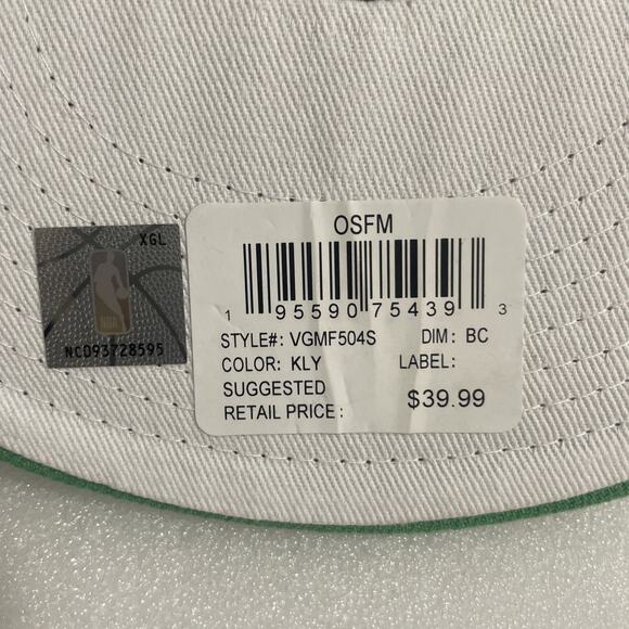 ULTRA GAME BOSTON CELTICS LOGO SNAPBACK HAT OSFM NEW $40 - Picture 6 of 7